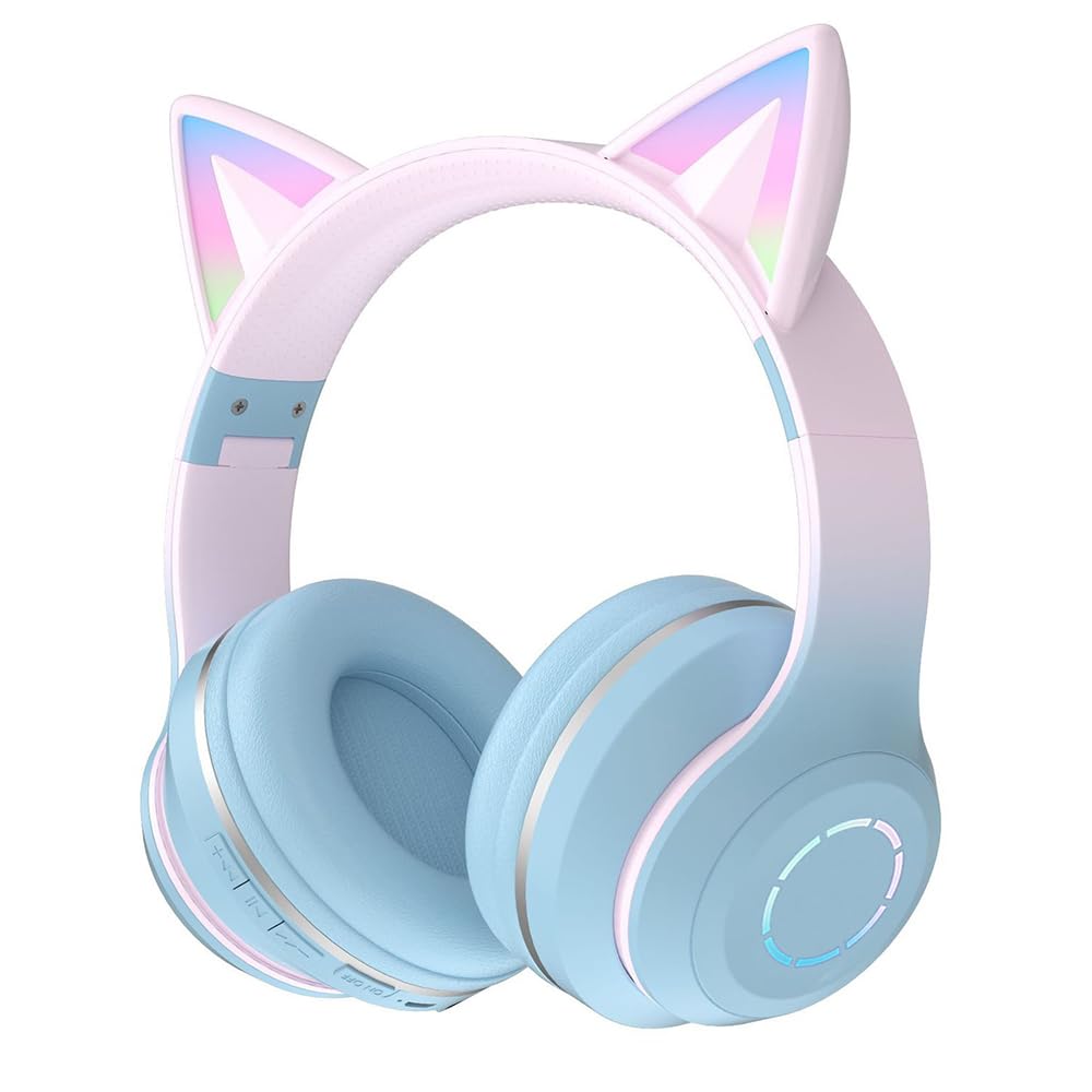 Amazon.co.jp: YaPanda ヘッドフォン かわいい 猫耳 Bluetooth