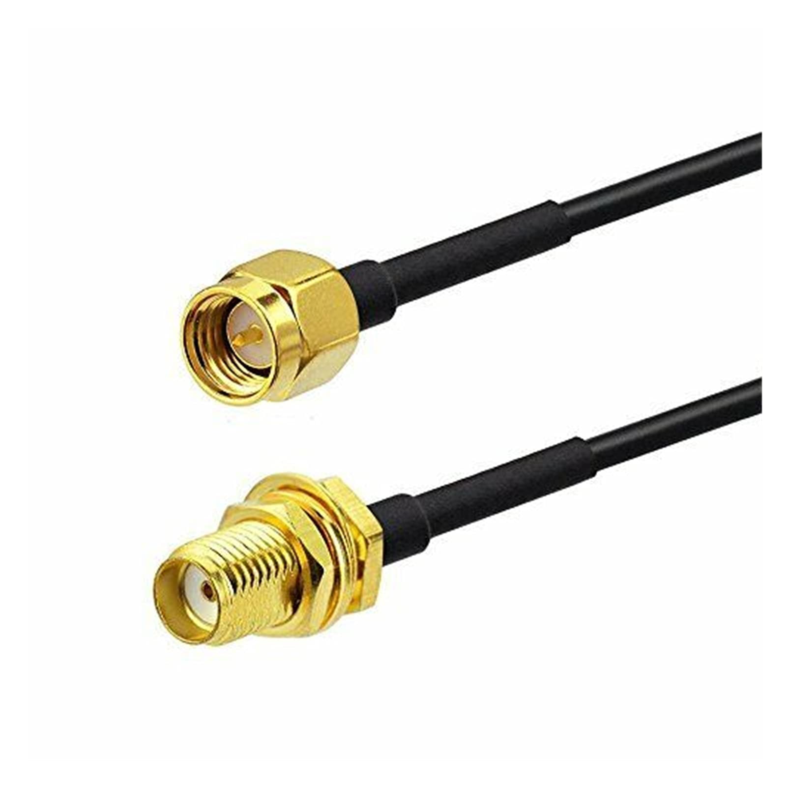 SMA Bouchon mâle à SMA Connecteur d'antenne de clou de clou de clou de noix femelle RG174 Câble RG174(Size:8M-26FT)
