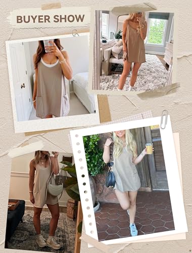 Image of Womens Sleeveless Athletic Hot Shot Mini Dress with Built-in Shorts