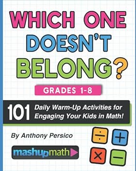 Paperback 101 Daily Which One Doesn't Belong? Math Activities for Grades 1-8 Book