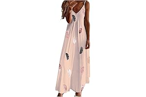 Stylish Summer Dresses for Women 2024: Vacation Floral Slip, Boho Maxi, and Casual Chic