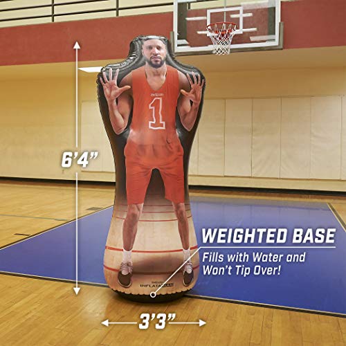 Gosports Inflataman Basketball Defender Training Aid - Weighted Defensive Dummy For Shooting, Dribbling And Driving Drills #TOP2