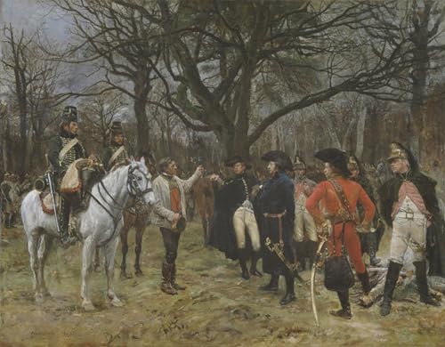 Toile Meissonier Le Général Desaix image d'art murale haute définition