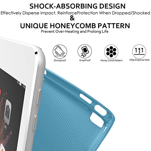 Image of DuraSafe Cases for iPad PRO 10.5 Inch 2017 Air 10.5 3rd Generation 2019 [ Air 3 ] A1701 A2152 A2123 Magnetic Dual Angle Stand Cover with Protective Durable Shock Proof Back - Sky Blue