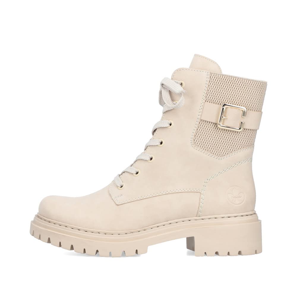 Rieker Damen Schnürstiefeletten 72631, Frauen Stiefeletten