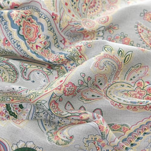 Susybao SZJRQC2023120710CA 100% Cotton Pillowcases Queen Size Set Of 2 Paisley Floral Patterned Pillow Covers Envelope Closure End Boho Flower Pillow Cases Bohemian Bed Pillow Encasement Soft thumb #3