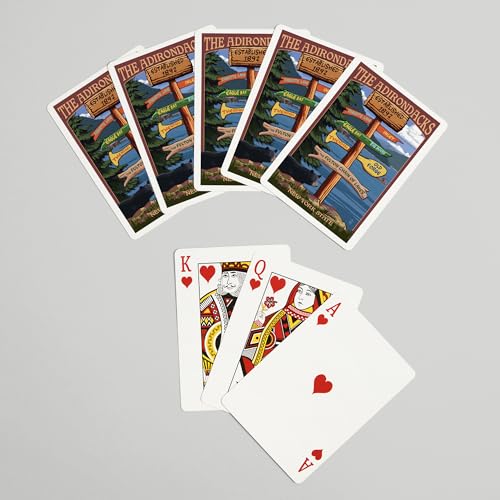 Naipes de poker Lantern Press 52 cartas para adultos miniatura 7
