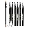 Eyeliner-Stamps7-Pcs-Eyebrow-Pencil-Liquid-Eyeliner-SetWaterproof-Liquid-Eyeliner-With-HeartFlowerMoonStarSmiley-FaceTriangle-Seal-StampLong-Lasting-Seal-Eyeliner-Pen-Eye-Decoration-Eye-Liner-Makeup-T Eyeliner Stamps,7 Pcs Eyebrow Pencil Liquid Eyeliner Set,Waterproof Face Stamps With Heart/Flower/Moon/Star/Smiley Face/Triangle Seal Stamp,Long Lasting Seal Eyeliner Pen ,Eye Decoration Eye Liner Makeup Tool Black No smudge (7PCS)