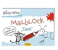 Krickel-Krakel Malblockbuch Tiere 3789166316 Book Cover