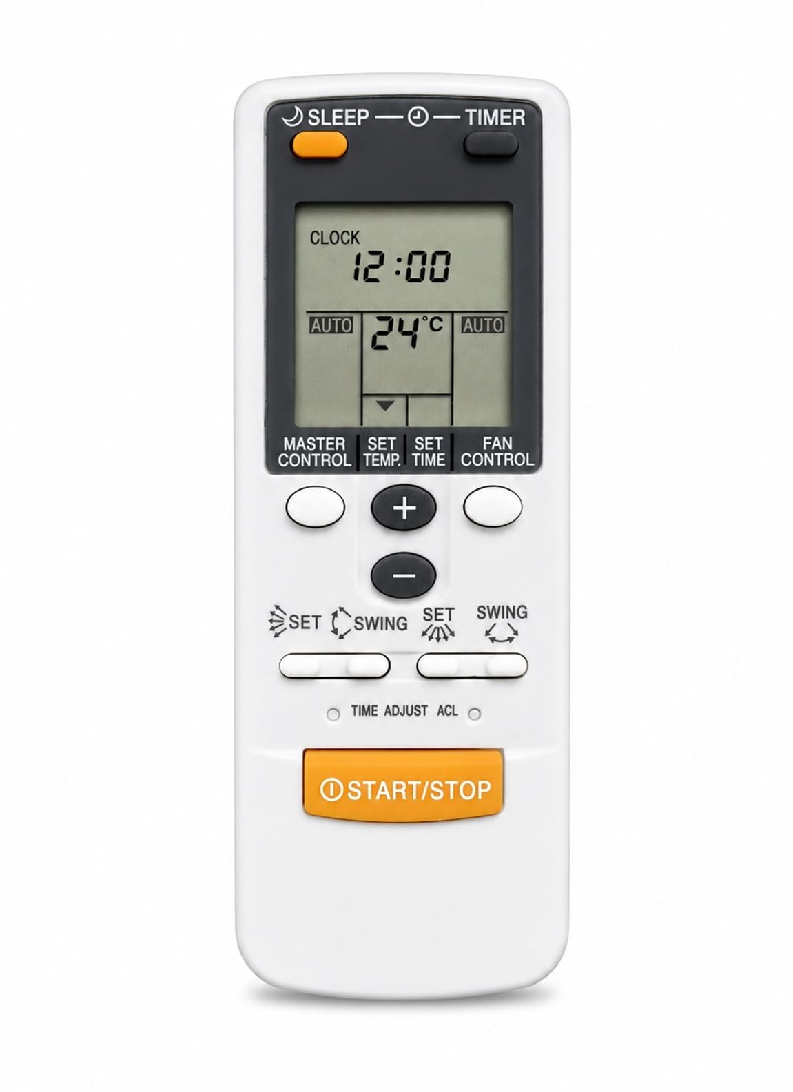 AYAME Compatible for O General AC Remote Control Model AR-JW1 AR-JW2 (No Backlight) 47 Suitable for 1/1.5/2 Ton 3 Star 5 Star-picture-21