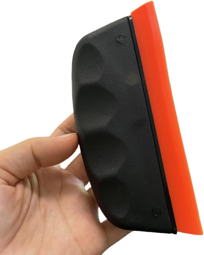 Car Cleaning Tool Rubber Blade Window Tinting Squeegee Carbon Fiber Film Vinyl Wrap Water Wiper Scraper Spatula Sticker Remover, PPF A134