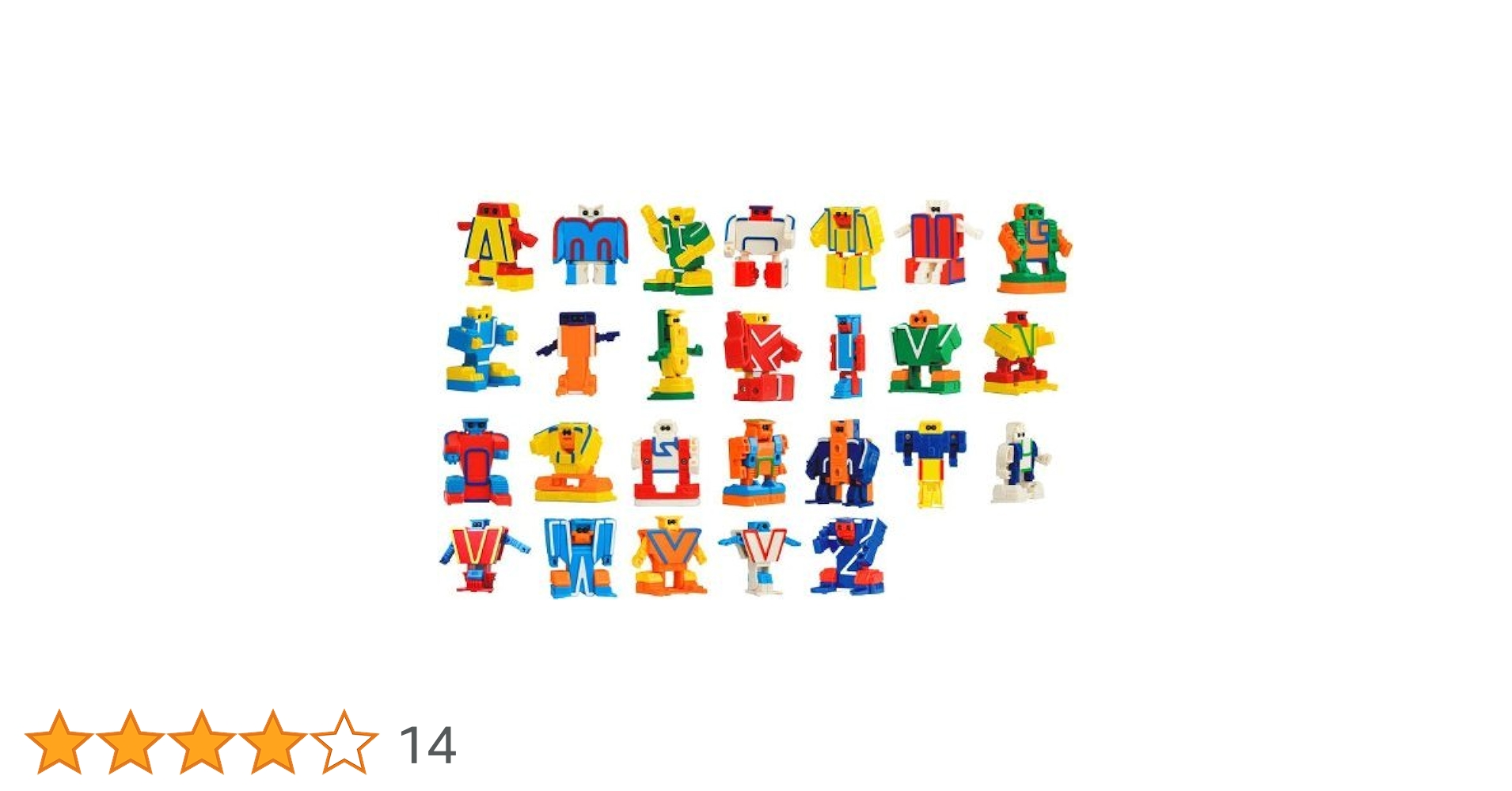 Amazon.co.jp: ABCロボ アルファボット 26個セットBOX : おもちゃ