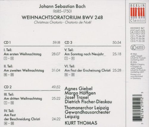 Weihnachts-Oratorium (Gesamtaufnahme)