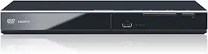 Panasonic DVD Player with Dolby Digital Sound, 1080p HD Upscaling for DVDs, HDMI and USB Connections - DVD-S700 (Black)