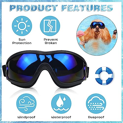 Hundesonnenbrille Queerelele mit UV-Schutz und wasserdichtem Design