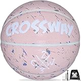 Surface résistante à l'usure : le ballon de basket est fabriqué en polyuréthane de haute qualité résistant et peut être utilisé sur n'importe quel terrain comme le ciment, les planches de bois, les sols en caoutchouc.
