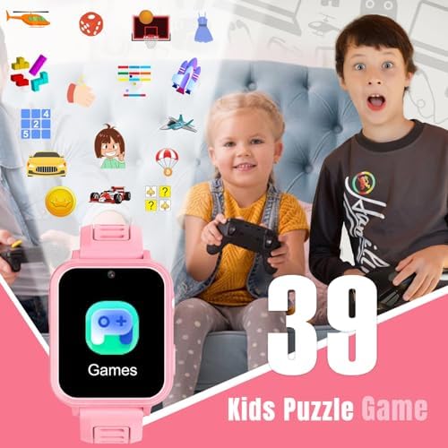 Tixpc Kids Smart Watches Girls with 39 Games Toys for Ages 4-12 Years Old — 사진 4