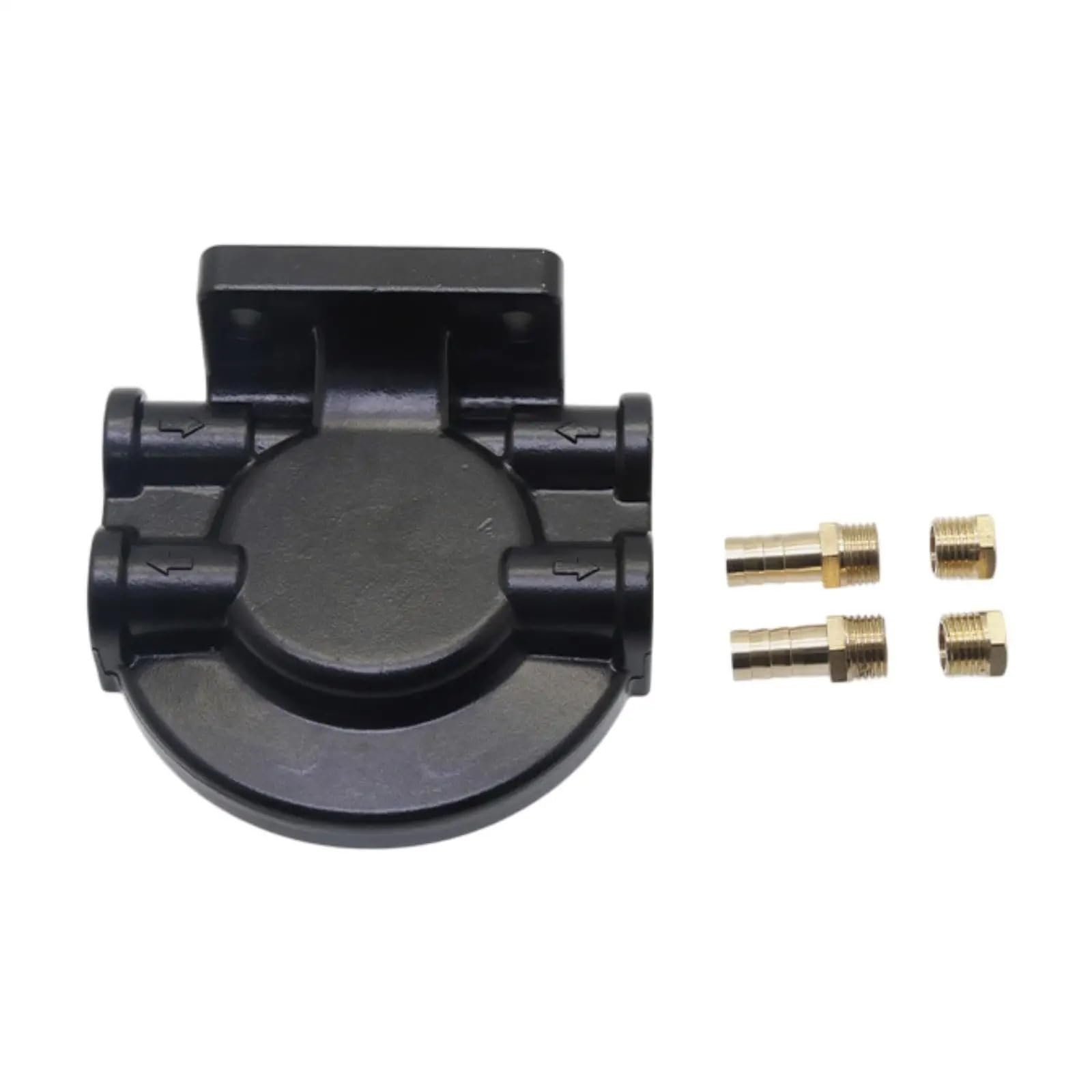 Staffa separatore acqua carburante 18-7932 S3213 Base filtro adatta per Mercruiser Stern Drive 89876A3 89876 55481 Filtro separatore acqua Filtro carburante veicolo(Black for S3213)