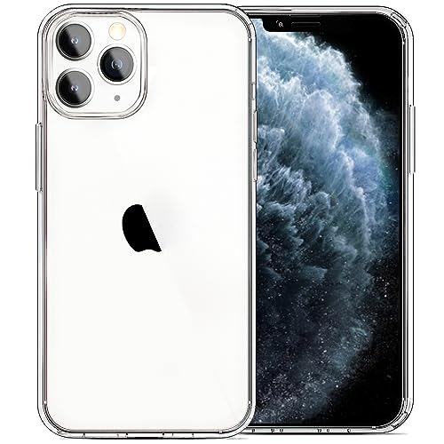 JJGoo Compatible with iPhone 11 Pro Max Case Clear Transparent Soft Shockproof Protective Slim Thin Bumper Cover Phone Case- 6.5 inch