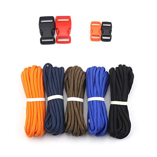 Fabricante de pulseira, Romacci Criador de pulseira Paracord ajustável com Cords Bukles Criador de p