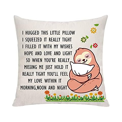 VAVSU Cute Cartoon Pattern Throw Pillow Cover Pillow Cases Pillow Protect Cushion Covers to Friends Daughters Sons Sisters Wife Girlfriend for Christmas Birthday Gifts Cover