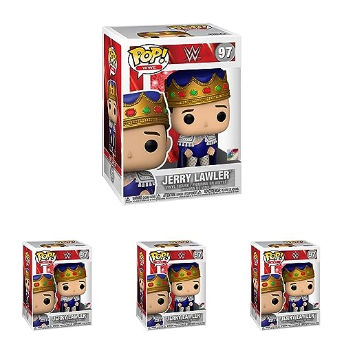 Funko Pop Wwe: Jerry The King Lawler, Multicolor, 3.75 Inches (56807) (Pack Of 4)