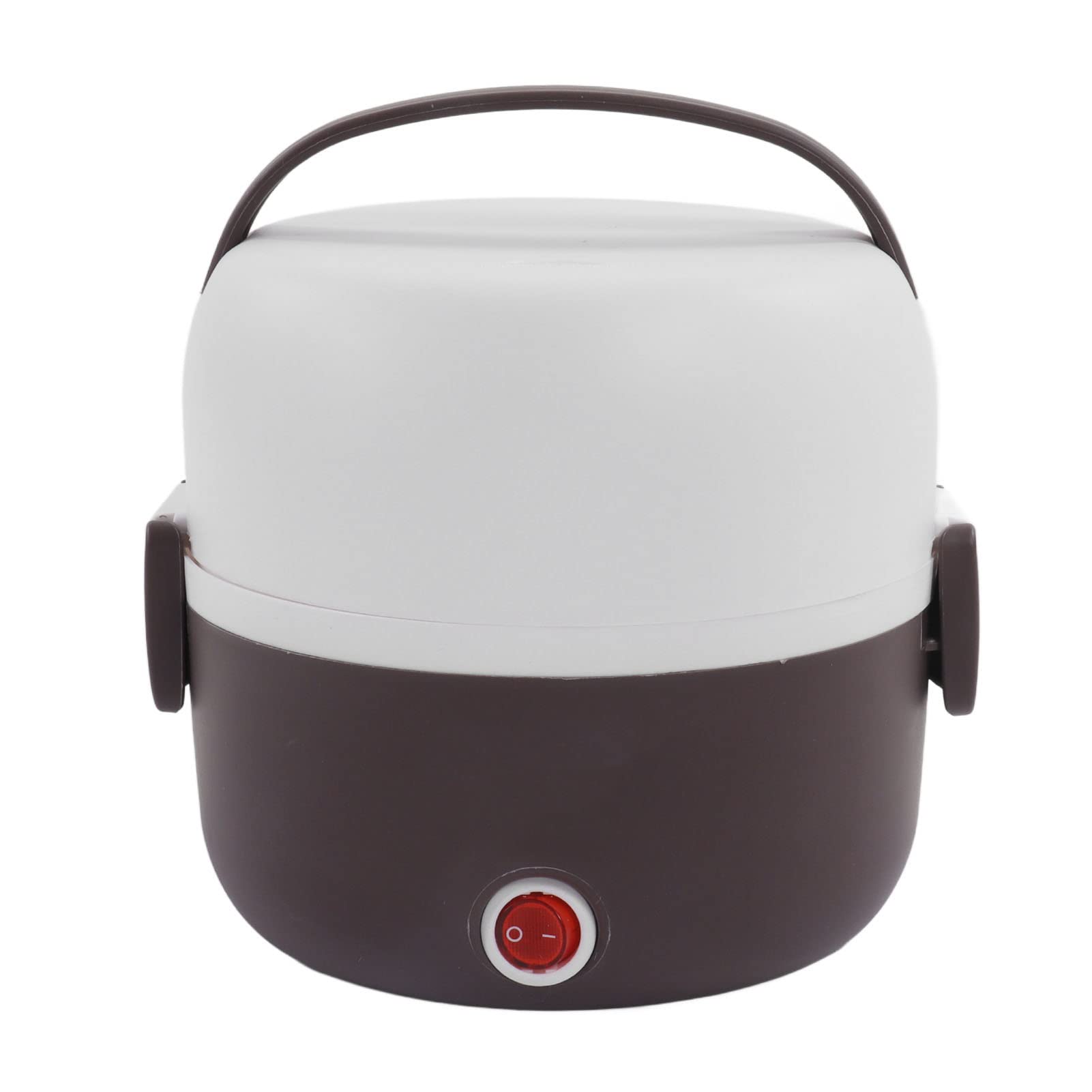 aqxreight Fiambrera Eléctrica Portátil de 2 Capas con Calentamiento Uniforme, Protección Antiquemaduras y Diseño Ultrafino, Enchufe Europeo (Purple)
