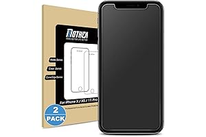 2 Pack Matte Glass Screen Protector Compatible with iPhone Xs/iPhone X/iPhone 11 Pro