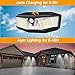 Skcoipsra Solar Lights Outdoor, 308 LED Solar Motion Sensor Lights with 3 Lighting Modes, 270° Wide Angle Waterproof Wall Security Lights for Garden Pathway Patio Fence Garage
