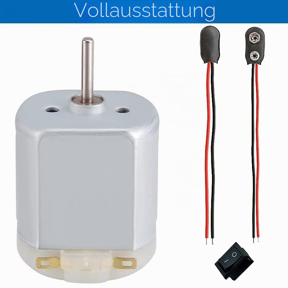 GERUI 10 Stück Mini Motor DC 1.5V-6V Micro130 Elektromotor 23000RPM Starker Magnetischer Motor für Spielzeug Auto Roboter DIY Fan Wissenschaft Projekt STEM GERUI 10 Stück Mini Motor DC 1.5V-6V Micro130 Elektromotor 23000RPM Starker Magnetischer Motor für Spielzeug Auto Roboter DIY Fan Wissenschaft Projekt STEM