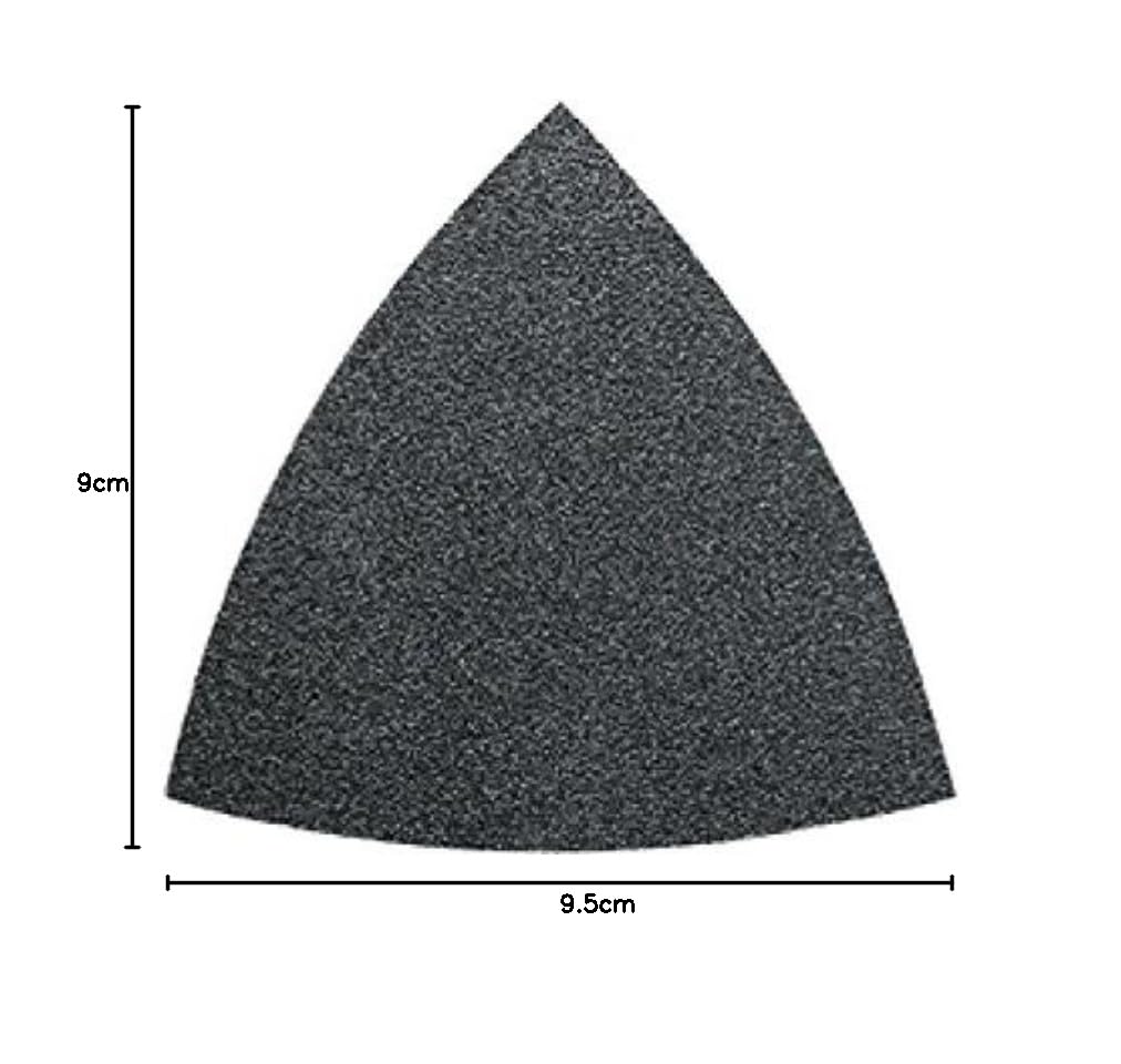 FEIN Set 50 feuilles abrasives non perforées, 10 feuilles x grain 60-80-120-180-240, fixation rapide, utilisation universelle pour le dégrossissage et la microfinition, reliure en résine synthétique