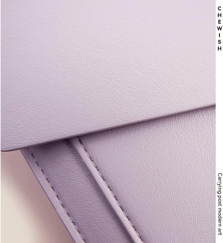Laptop Sleeve for Pro Air 13/15/16 PU Leather Computer Bag Business Casual(D,New 13.3 Macbook Air) image 4