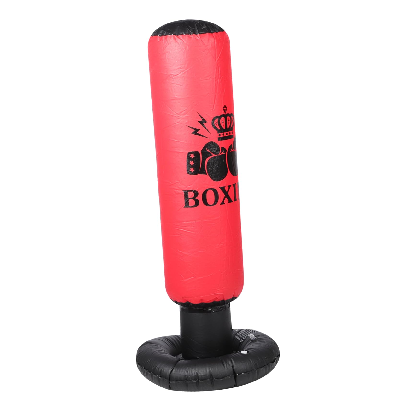 FELTECHELECTR Family-Friendly Inflatable Boxing Pole Boys and Girls' Toy Adults' Fitness Accessory Reinforced Stability for
