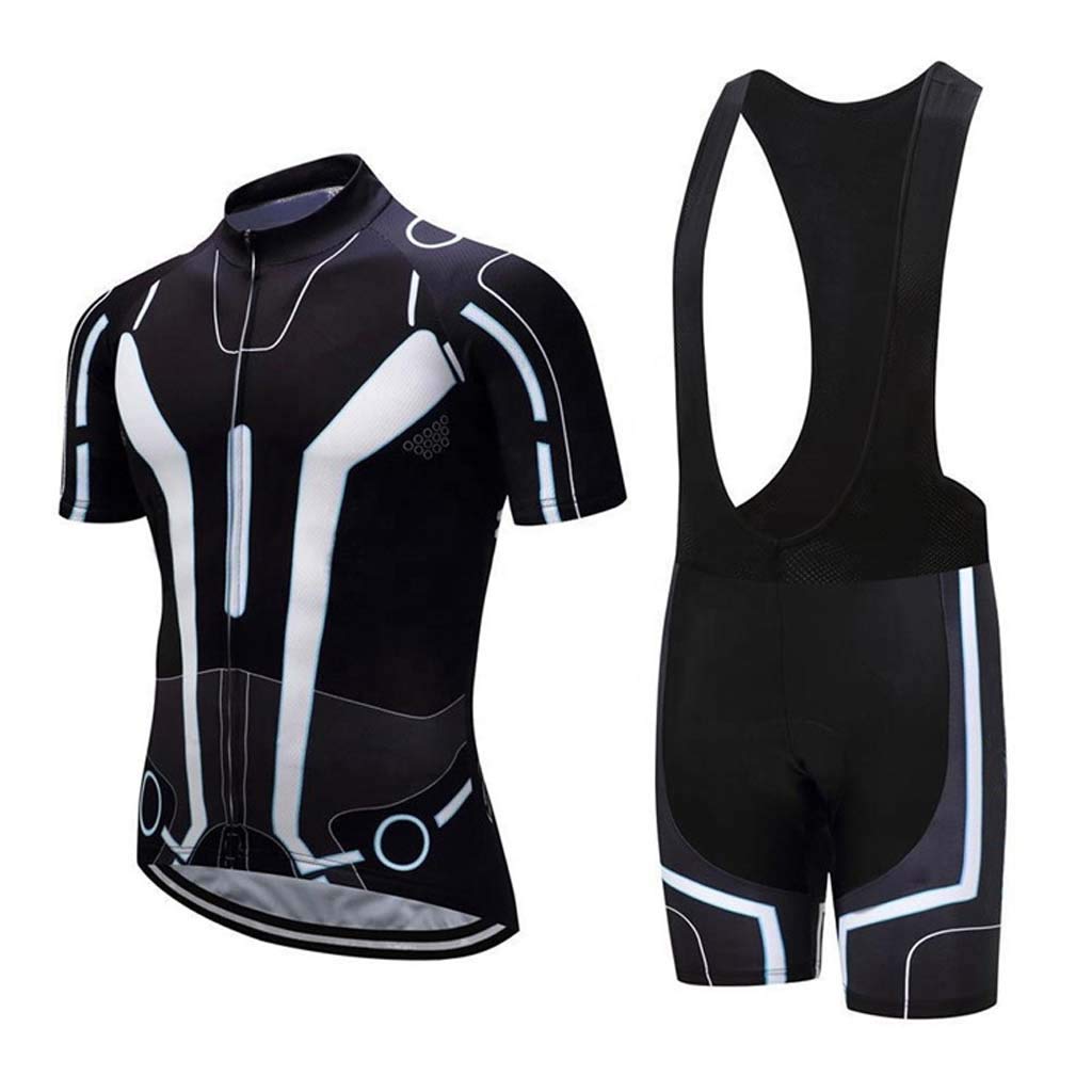 Jersey vélo de montagne pour homme respirant avec fermeture éclair et poche XL