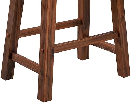 Miniatura 96 de Boraam Sonoma Taburetes de bar de cocina sin espalda, cepillo de alambre gris tormenta, juego de 2 Cepillo de alambre gris tormenta,Cepillo de