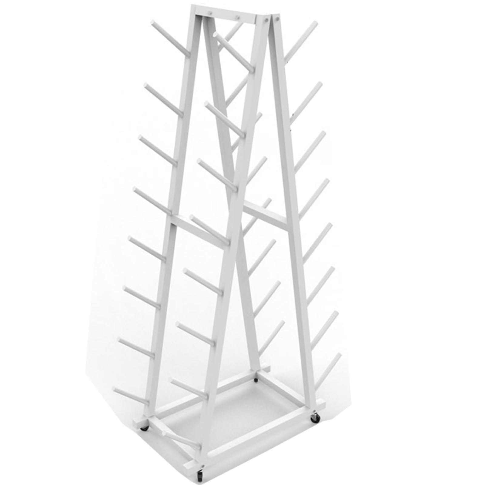 Support de rangement mobile charge lourde avec roulettes pour tapis d'exercice
