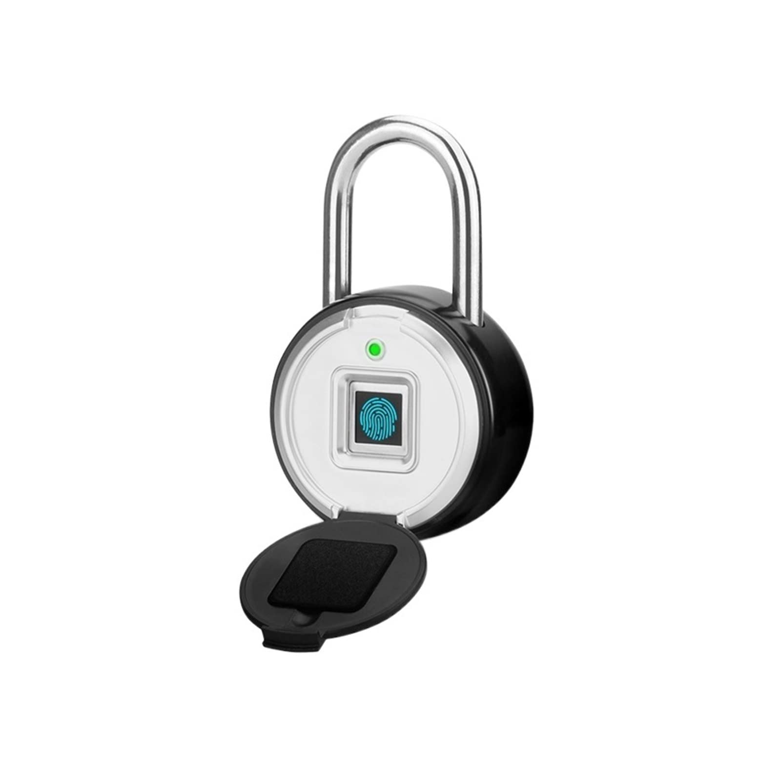 CVFRDD Smart Door Knob, Tuya Smart Fingerprint Padlock Electronic Door Lock APP Remote Unlock Waterproof Security Protection Keyless Entry Door Handle(Tuya 1)
