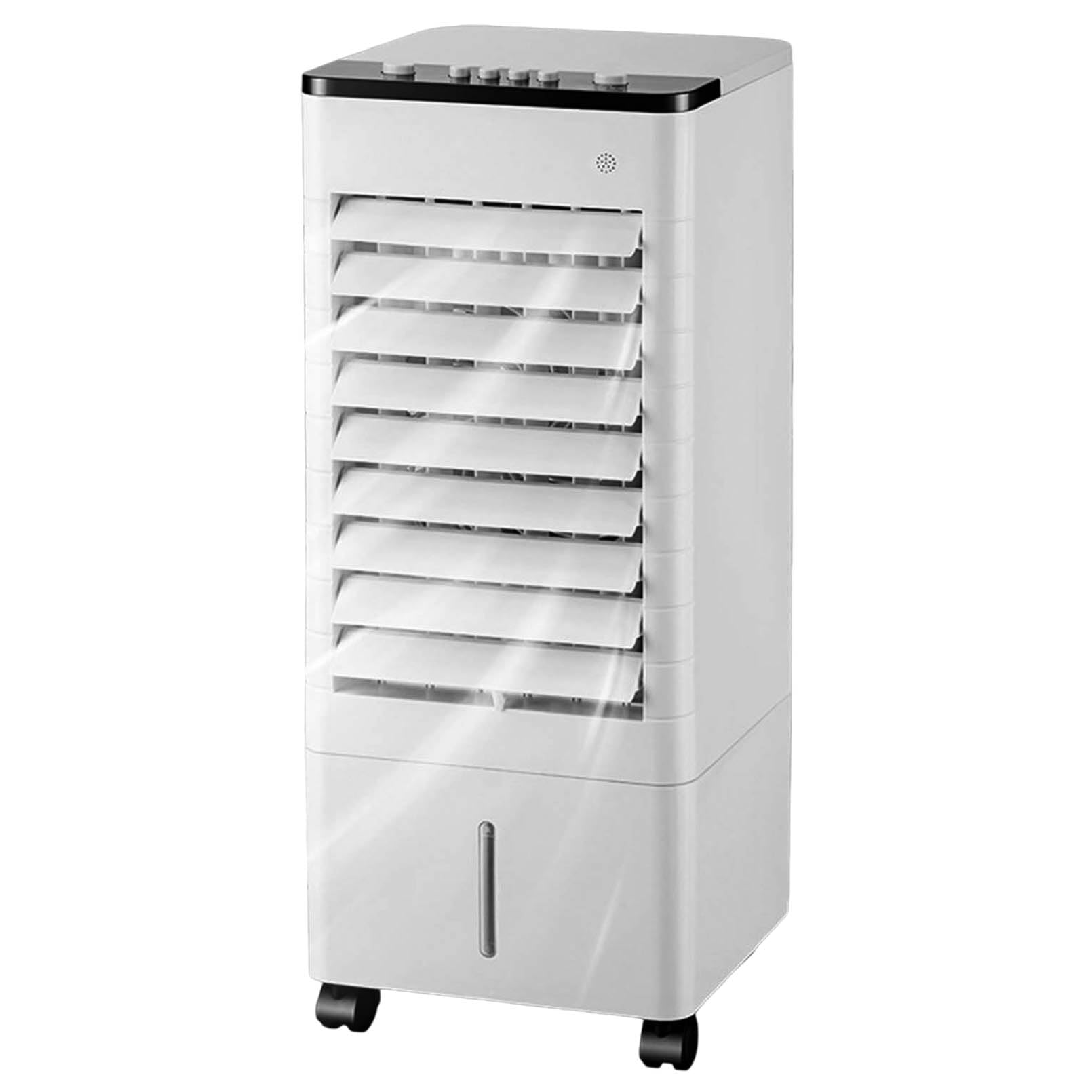LaYiQimn Air Cooler,Portable Air Conditioners Evaporative Air Cooler LED Display Windowless Cooling Fan Air Purifier 3 Speeds 90°Oscillating 8H Timer Cooling AC Unit Humidifier for Home Office