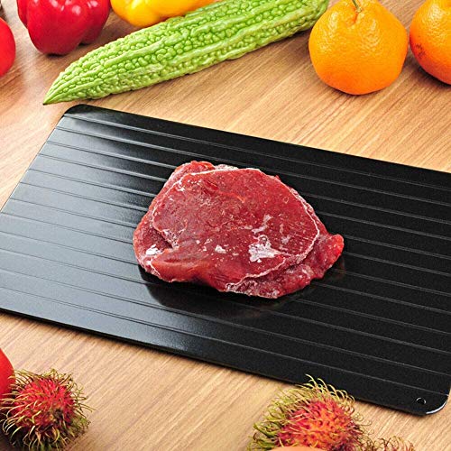 image for Irvanapro Meat Defrosting Tray for Thawing Frozen Steak, Hamburgers, P