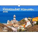 Reisezauber Canarias Calendario DIN A3 para 2026 vacaciones playa España - Seelenzauber