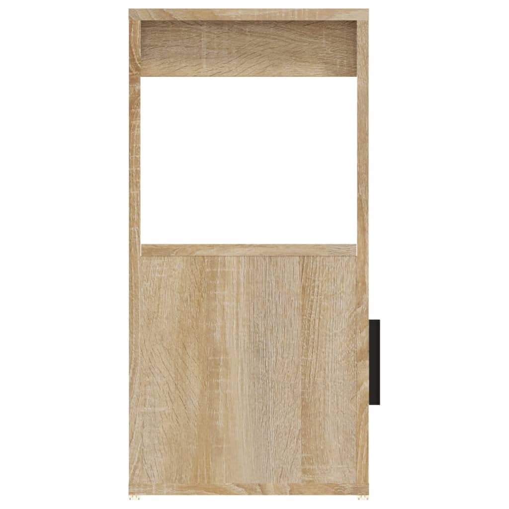 vidaXL Buffet Armoire de Rangement Organisateur de Maison Meuble de Rangement Armoire de Salon Chêne Sonoma 80x30x60 cm Bois d'Ingénierie