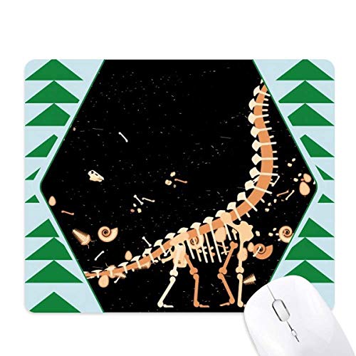 Tapis de souris dinosaure herbe énorme avec base caoutchouc antidérapante