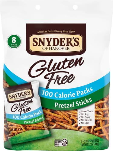 Image of Snyder's of Hanover Gluten Free Pretzel Sticks, 100 Calorie Individual Packs, (Pack of 48)
