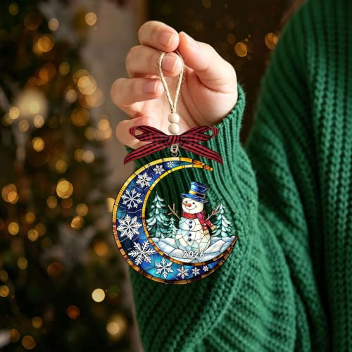Image of Christmas Ornament 2026 - Snowman Ornament- Snowman Ornaments for Christmas