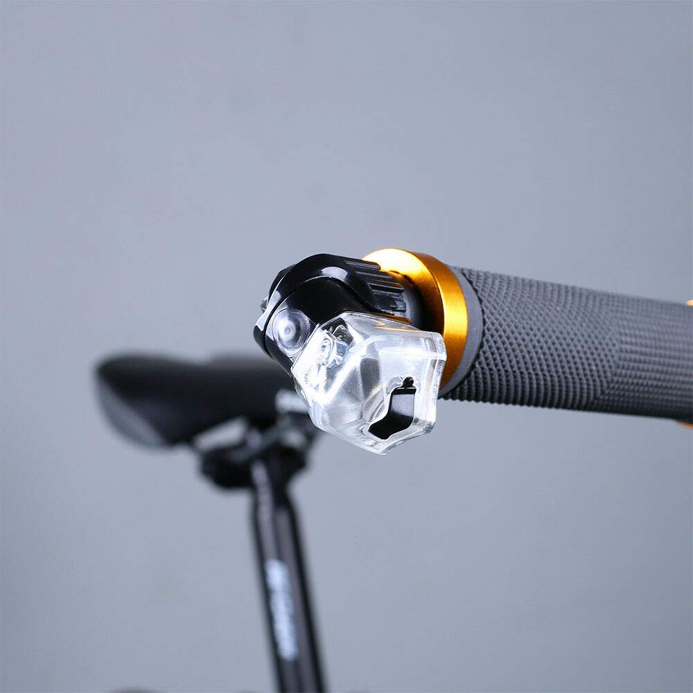 Riloer Indicateur LED rechargeable par USB pour guidon de vélo