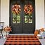 Orange and Black Plaid