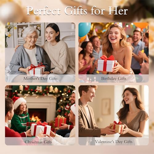 LILALO Nightmare Necklace Gifts Sterling Silver Heart Abalone Shell/Moon Jack and Sally Necklaces I Love You Forever Skull Jewelry Birthday Christmas Gift for Women Wife Girlfriend Daughter 7