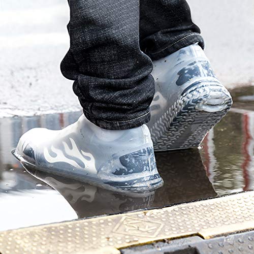 EVTSCAN Non-slip Waterproof Silicone Shoe Covers Shoe Protectors for Indoor Outdoor Protection(L) - Image 3