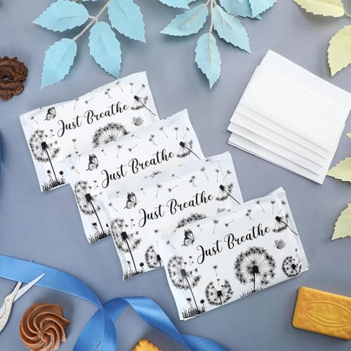 Image of Geyee 50 Pack Travel Tissue Packets Facial Paper Napkins, Dandelion