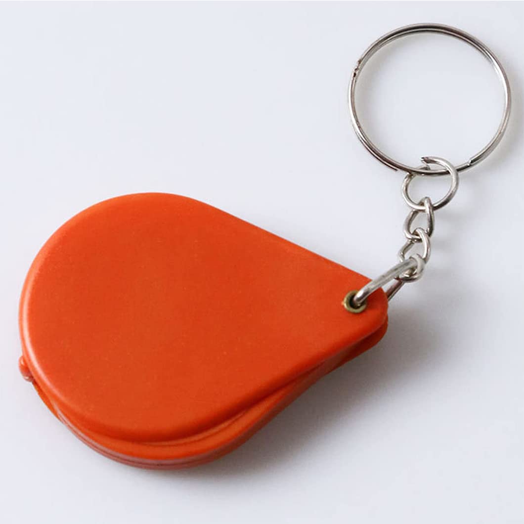2 szt. Mini lupa 10X Brelok Składana kieszonkowa lupa Lupa z obrotową osłoną ochronną do biżuterii, czytania, hobby, nauki, książek czerwony Powiększający (czerwony Beauty Comes